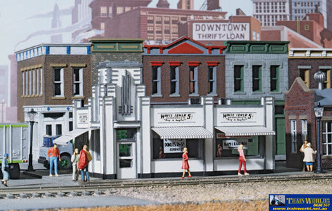 WAL 3030Z Walthers Cornerstone Kit White Tower Restaurant HO Scale Structures