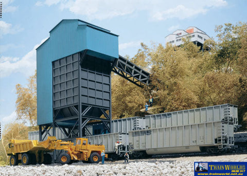 WAL 3051 Walthers Cornerstone Kit Coal Flood Loader HO Scale Structures
