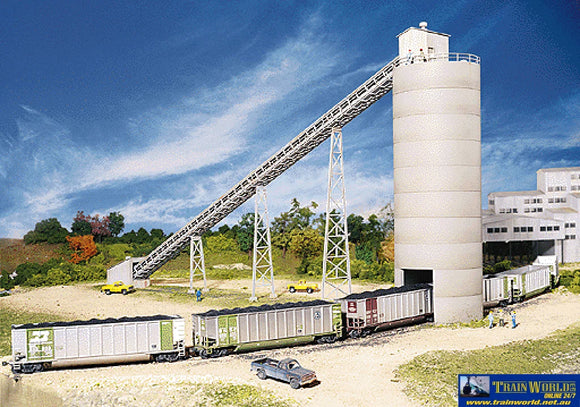 Wal-3089 Walthers Cornerstone Kit Western Coal Flood Loader Ho Scale Structures