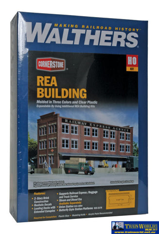 Wal-3095 Walthers Cornerstone Kit Rea Buiding Ho Scale Structures