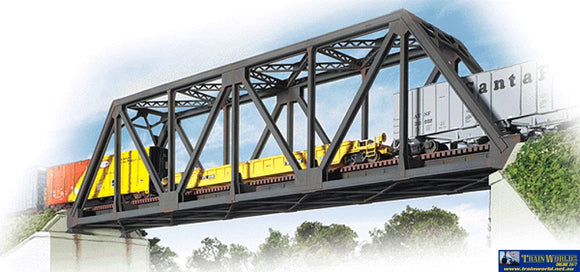 Wal-3185 Walthers Cornerstone Kit Single-Track Railroad Truss Bridge Ho Scale Structures