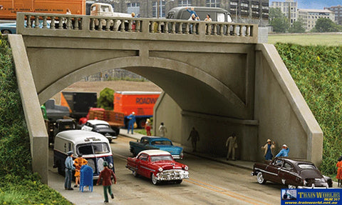 Wal-3196 Walthers Cornerstone Kit Arched Road Bridge - Street System Ho Scale Structures