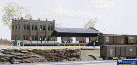 Wal-3201 Walthers Cornerstone Kit Water Street Freight Terminal N Scale Structures