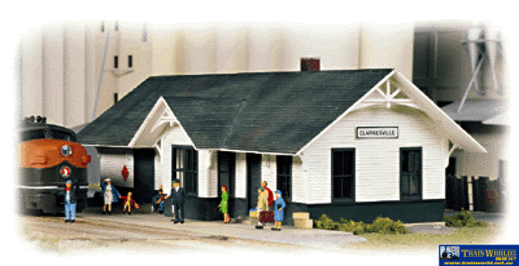 Wal-3240 Walthers Cornerstone Kit Clarkesville Depot N Scale Structures