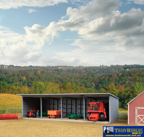 Wal-3347 Walthers Cornerstone Kit Machinery Storage Shed Ho Scale Structures