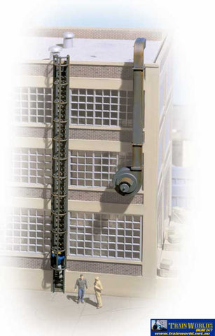 Wal-3515 Walthers Cornerstone Kit Caged Ladders & Vents Ho Scale Structures