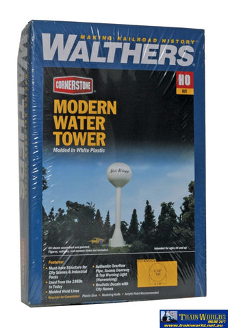 Wal-3528 Walthers Cornerstone Kit Modern Water Tower Ho Scale Structures