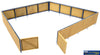 Wal-3632 Walthers Cornerstone Kit Corrugated Fence (Scale Model) Ho Scale Scenery