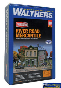 Wal-3650 Walthers Cornerstone Kit River Road Mercantile Ho Scale Structures