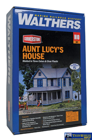 Wal-3651 Walthers Cornerstone Kit Aunt Lucys House Ho Scale Structures