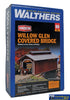 Wal-3652 Walthers Cornerstone Kit Willow Glen Covered Bridge Ho Scale Structures