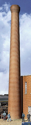 WAL 3728 Walthers Cornerstone Kit One Piece Brick Smokestack HO Scale Structures