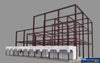 WAL 3761 Walthers Cornerstone Kit Skyscraper Construction Site HO Scale Structures