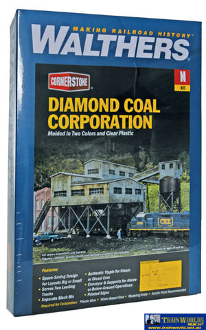 Wal-3836 Walthers Cornerstone Kit Diamond Coal Corporation N Scale Structures