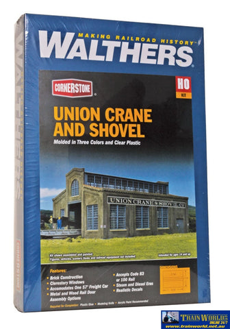 Wal-4021 Walthers Cornerstone Kit Union Crane And Shovel Ho Scale Structures