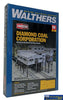 Wal-4046 Walthers Cornerstone Kit Diamond Coal Corporation Ho Scale Structures