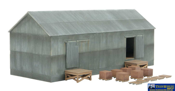 Wal-4101 Walthers Cornerstone Kit Brickworks Storage Building Ho Scale Structures