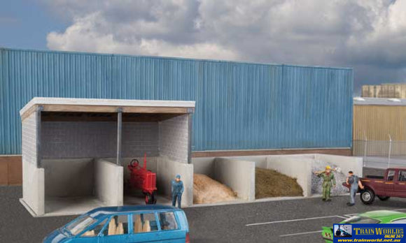 WAL 4139 Walthers Cornerstone Kit Bulk Material Storage HO Scale Structures