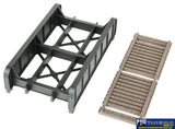 Wal-4500 Walthers Cornerstone Kit 30 Single-Track Railroad Through Girder Bridge Ho Scale Structures