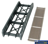 Wal-4501 Walthers Cornerstone Kit 50 Single-Track Railroad Through Girder Bridge Ho Scale Structures