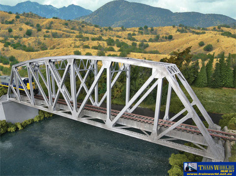 WAL 4521 Walthers Cornerstone Kit Arched Pratt Truss Railroad Bridge HO Scale Structures