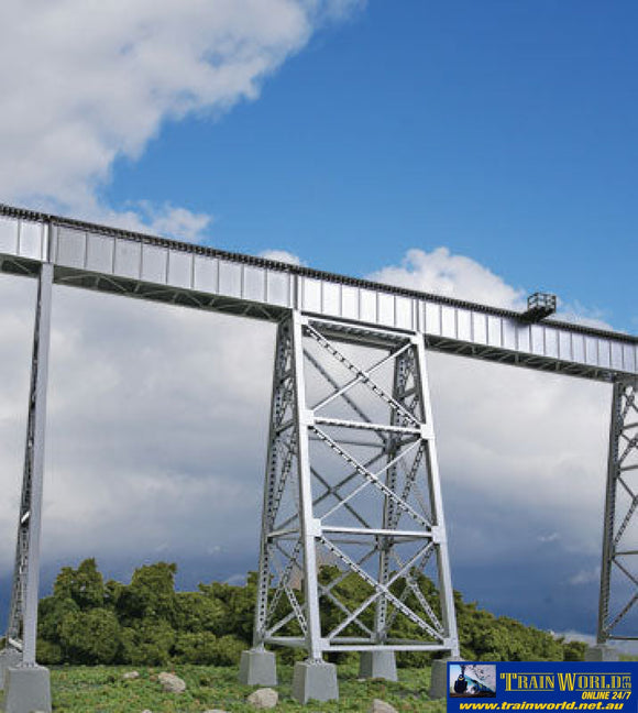 WAL 4554 Walthers Cornerstone Kit Steel Railroad Bridge Tower HO Scale Structures
