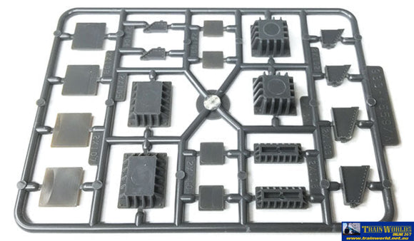 WAL 4559 Walthers Cornerstone Kit Bridge Shoes and Adapters Assortment HO Scale Structures