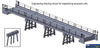 WAL 4591 Walthers Cornerstone Kit Modern Short Span Concrete Railroad Bridge HO Scale Structures