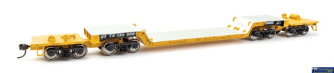 Wal-50219 Walthers-Mainline 81 8-Axle Depressed Center Flatcar Ho Scale Rolling Stock