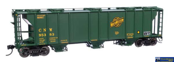 Wal-7045 Walthers-Mainline 50’ Pullman-Standard Ps-2 2893 3-Bay Covered Hopper - Ready To Run Ho