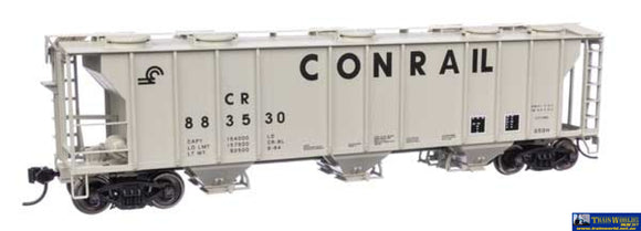 Wal-7049 Walthers-Mainline 50’ Pullman-Standard Ps-2 2893 3-Bay Covered Hopper - Ready To Run Ho