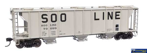 Wal-7059 Walthers-Mainline 50’ Pullman-Standard Ps-2 2893 3-Bay Covered Hopper - Ready To Run Ho