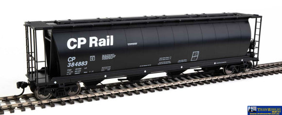 Wal-7841 Walthers-Mainline 59 Cylindrical Hopper - Ready To Run -- Canadian Pacific #384883 Ho Scale