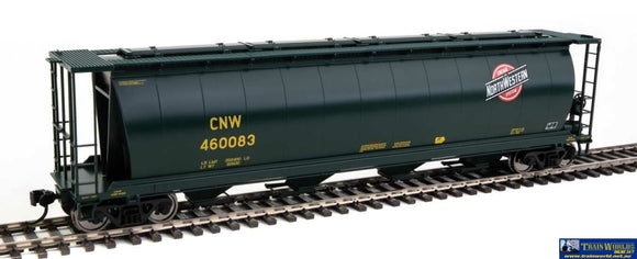 Wal-7849 Walthers-Mainline 59 Cylindrical Hopper - Ready To Run -- Chicago & North Western(Tm)