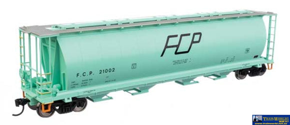 Wal-7893 Walthers-Mainline 59 Cylindrical Hopper - Ready To Run -Ferrocarril Del Pacifico #21002