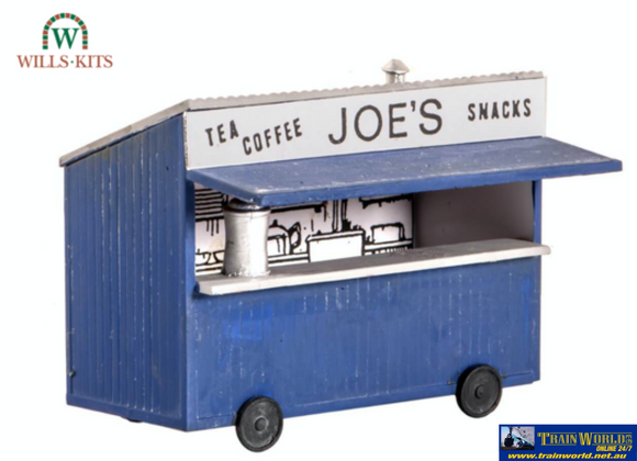 Wil-Ss14 Wills Kits Ss14 Tea Kiosk Joes Snacks (Footprint: 58Mm X 42Mm) Oo-Scale Structures