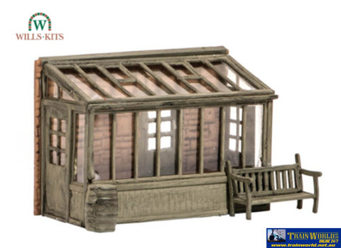 Wil-Ss24 Wills Kits Ss24 Conservatory & Garden Seat Plus Water Barrel Footprint: 55Mm X 33Mm