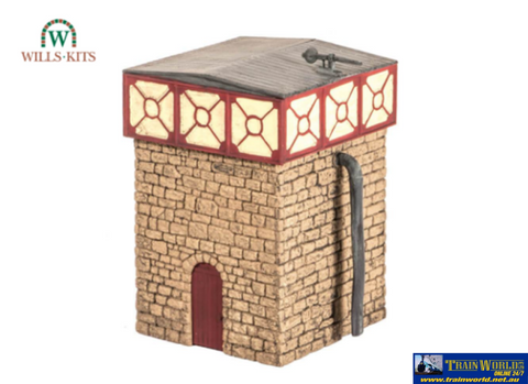 Wil-Ss34 Wills Kits Ss34 Water-Tower With Stone-Base Footprint: 66Mm X 55Mm Oo-Scale Structures