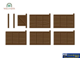 Wil-Ss44 Wills Kits Ss44 Larch-Lap Fencing Length: 520Mm Oo-Scale Scenery