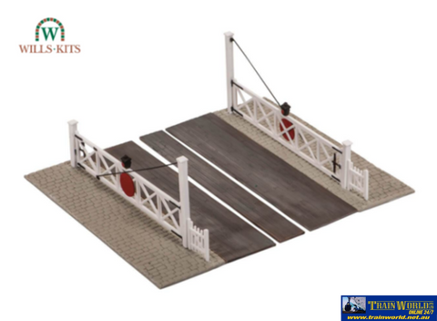 Wil-Ss56 Wills Kits Ss56 Level-Crossing With Pedestrian Wicket-Gates Footprint: 95Mm X 17Mm Oo-Scale