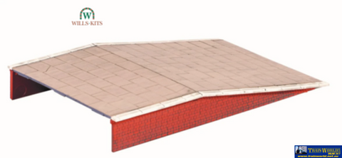 Wil-Ss62 Wills Kits Ss62 Station Platform-Ramps (2) Footprint: 264Mm X 76Mm Oo-Scale Structures