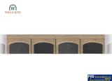 Wil-Ss69 Wills Kits Ss69 Retaining-Arches Stone-Type (4) Length: 494Mm Oo-Scale Scenery