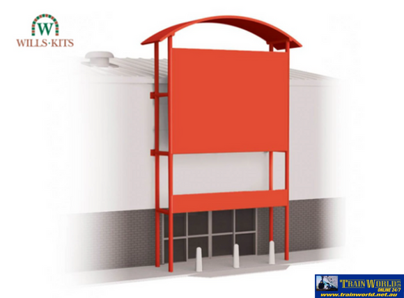 Wil-Ssm311 Wills Kits Ssm311 Out-Of-Town Store-Frontage Oo-Scale Structures