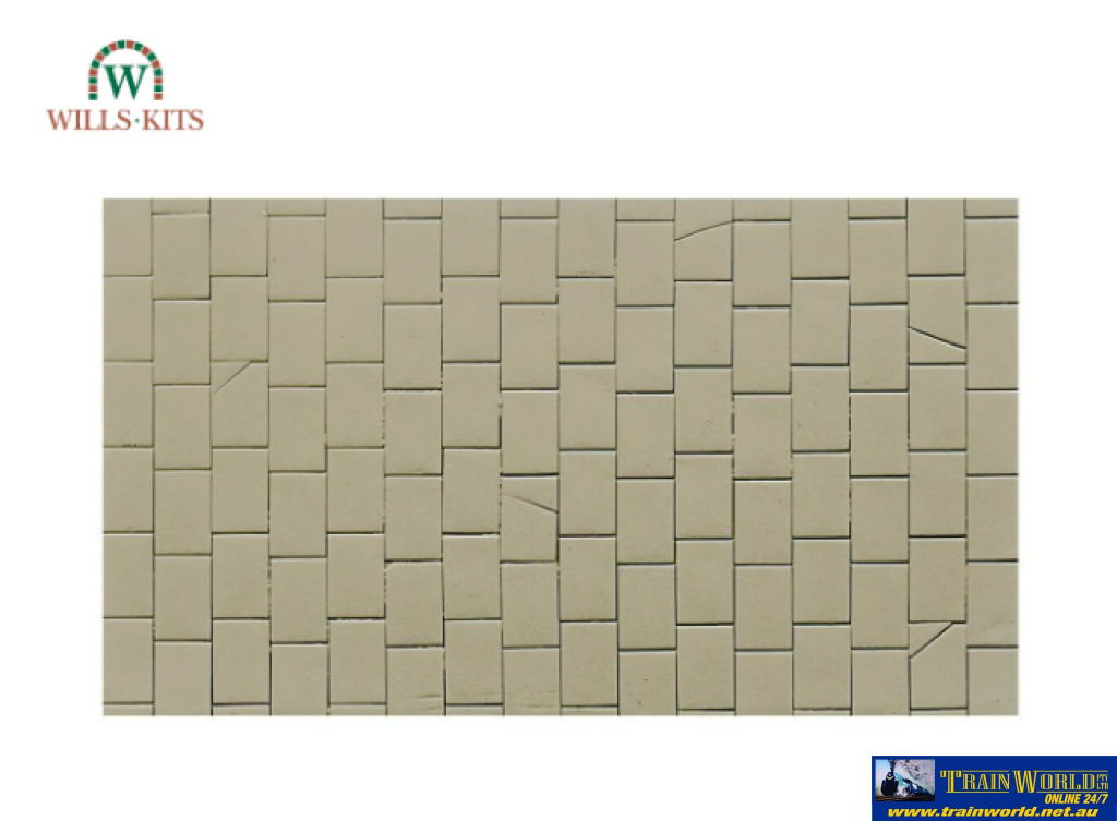 WIL-SSMP221 Wills Kits Victoria Stone Paving OO-Scale – Train World