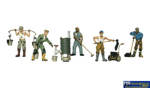 Woo-A1828 Woodland Scenics Roofers (6-Pack) Ho Scale Figure