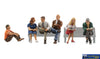 Woo-A1829 Woodland Scenics People Sitting (6-Pack) Ho Scale Figure