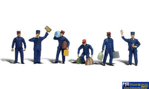 Woo-A1847 Woodland Scenics Train Personnel (8-Pack) Ho Scale Figure