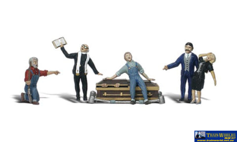 Woo-A1868 Woodland Scenics Graveside Service (6-Pack) Ho Scale Figure