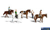 Woo-A1889 Woodland Scenics Horseback Riders (8-Pack) Ho Scale Figure