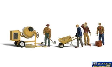 Woo-A1901 Woodland Scenics Masonry Workers (11-Pack) Ho Scale Figure